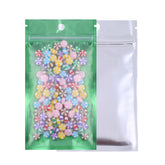 Matte Half Pear Green Mylar Flat QuickQlick® Bags