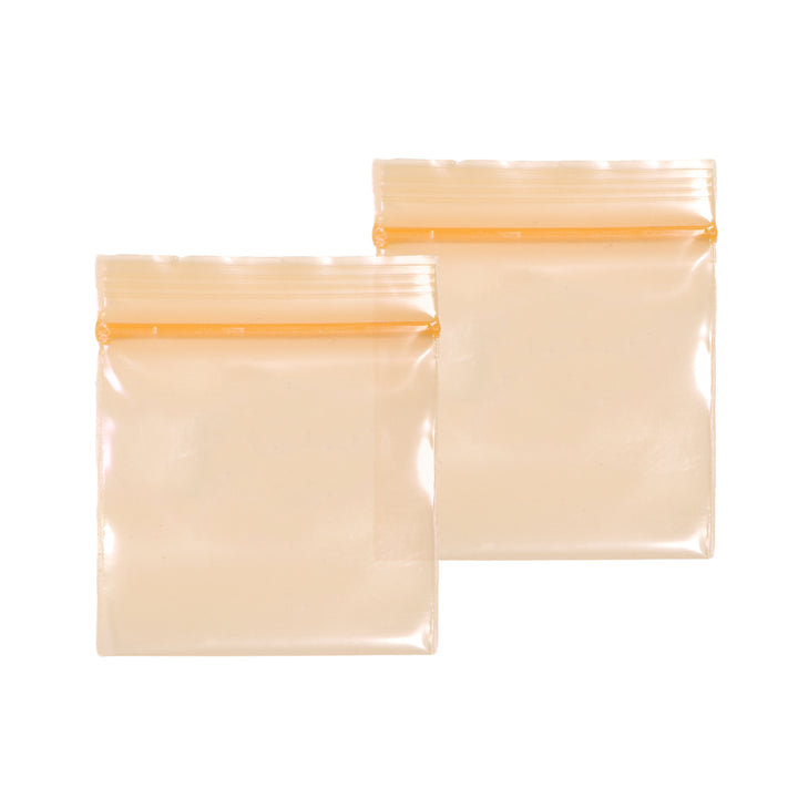 QQ Studio® Glossy Sunshine Orange Soft Plastic Storage QuickQlick™ Bags