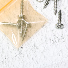 Glossy Sunshine Orange Soft Plastic Storage QuickQlick® Bags