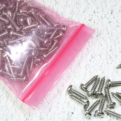 Glossy Pink Lemonade Soft Plastic Storage QuickQlick® Bags