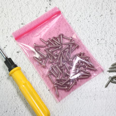 Glossy Pink Lemonade Soft Plastic Storage QuickQlick® Bags