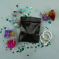 Midnight Black Plastic Storage QuickQlick® Bags