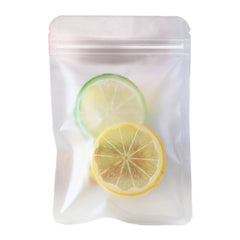 Frosted Translucent Polyethylene Flat Zipper Seal Bags