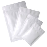 Matte Rustic Creamy White Mylar Foil Flat QuickQlick® Bags