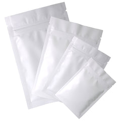 Matte Rustic Creamy White Mylar Foil Flat QuickQlick® Bags
