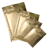 Rustic Matte Golden Brown Mylar Foil Flat QuickQlick® Bags