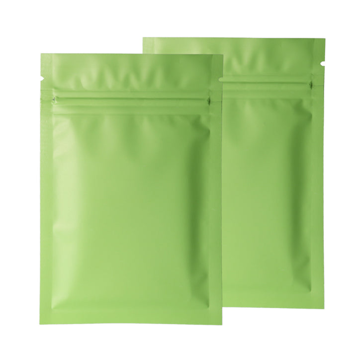 QQ Studio® Matte Rustic Coniferous Green Mylar Foil Flat QuickQlick™ Bags