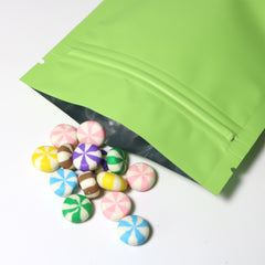 Matte Rustic Carnivorous Green Mylar Foil Flat QuickQlick® Bags