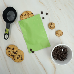 Matte Rustic Carnivorous Green Mylar Foil Flat QuickQlick® Bags