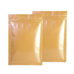 Glossy Orange Sherbet Double-Sided Mylar QuickQlick® Bags
