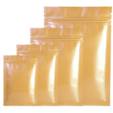 Glossy Orange Sherbet Double-Sided Mylar QuickQlick® Bags