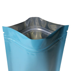 Glossy Baby Blue Mylar QuickQlick® Bags