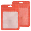 Translucent Red Thread Flat QuickQlick® Bags with Butterfly Hang Hole - Thread Red