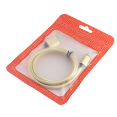 Translucent Red Thread Flat QuickQlick® Bags with Butterfly Hang Hole