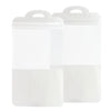Half Soft White QuickQlick® Bags with Semi Circular Hang Hole - Half Soft White