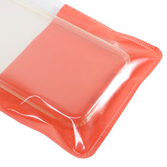 Glossy Half Ketchup Red QuickQlick® Bags with Semi Circular Hang Hole