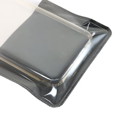 Half Window Black QuickQlick® Bags with Semi Circular Hang Hole