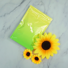 Glossy Ripening Yellow Two-Tone Ombre Gradient Mylar QuickQlick® Bags