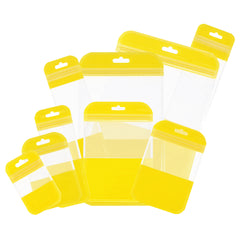 Glossy Apeeling Yellow QuickQlick® Bags with Butterfly Hang Hole
