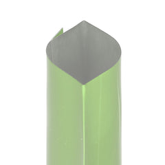 Long Glossy Seafoam Green Aluminum Open Stick Bags