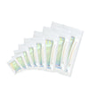 Holographic Interior Flat Zipper Seal Bags with Window - Supernova White
