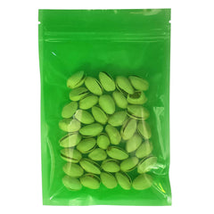 Glossy Cactus Green Plastic Flat QuickQlick® Bags