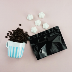 Glossy Mirror Black Horizontal Mylar Stand Strong® Bags