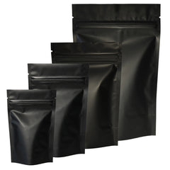 Matte Waxed Black Mylar Stand Strong® Bags
