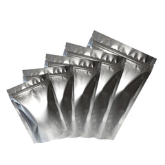 Matte Nickel Silver Mylar Stand Strong® Bags