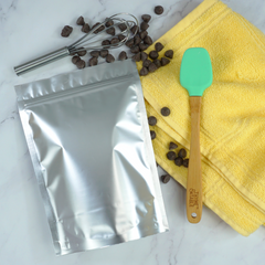 Matte Nickel Silver Mylar Stand Strong® Bags