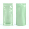 Glossy Mantis Green Pastel Tall Stand Strong® Zipper Seal Bags with Round Hang-Hole - Mantis Green