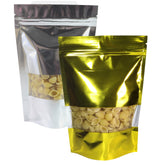 Glossy Metallic Foil with Transparent Window Stand Strong® Bags