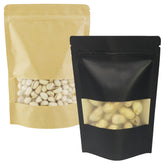 Rounded Corners Kraft with Window Stand Strong® Bags