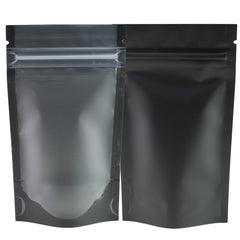 Matte Half Coal Black Plastic Stand Strong® Bags