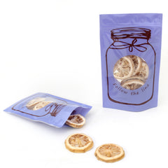 Glossy Grape Jam Purple Printed Bottle Design Stand Strong® Bags