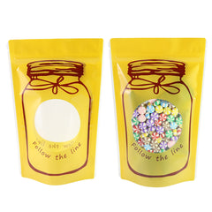 Glossy Honey Yellow Bottle Design Stand Strong® Bags