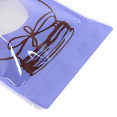 Glossy Grape Jam Purple Printed Bottle Design Stand Strong® Bags