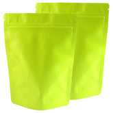 Double-Sided Matte Lime Green Aluminum Stand Strong® Bags