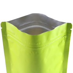 Double-Sided Matte Lime Green Aluminum Stand Strong® Bags