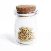 Translucent Glass Bottle Shaped Quirk Brown Cork Design Polyethylene Stand Strong® Bags