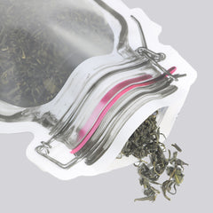 Translucent Glass Bottle Shaped Jarring Red Lid Design Polyethylene Stand Strong® Bags