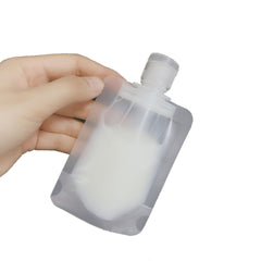 Matte Plastic Stand Pouch with Top Flip Cap Spout