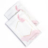 Matte Galah White Geometric Foil Zipper Seal Bags - Galah White