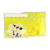 Transparent Bakery Printed Designs Plastic Self-Adhesive Bags - Yellow