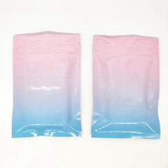 Glossy Cotton Candy Pink Two-Tone Ombre Gradient Mylar QuickQlick® Bags