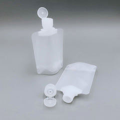 Matte Plastic Stand Pouch with Top Flip Cap Spout