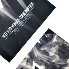 Herbal Black Incense Blend Pattern Design Metallic Foil Open Fill Bags