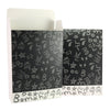 Graffiti Letters Printed Cardboard Gift Boxes with Fold and Tuck Tabs - Black