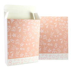 Graffiti Letters Printed Cardboard Gift Boxes with Fold and Tuck Tabs