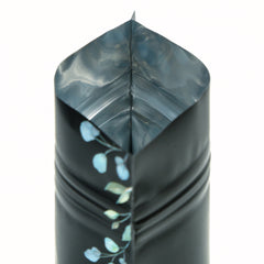 Matte Twilight Orchard Black Foil Mylar Zipper Seal Bags